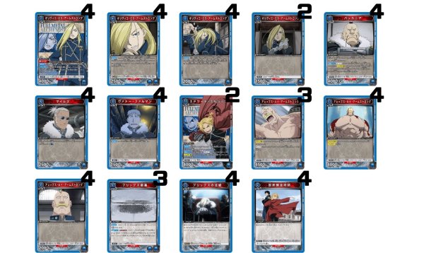 画像1: 鋼の錬金術師 FULLMETAL ALCHEMIST：【青】ブリッグズ流デッキ (1)