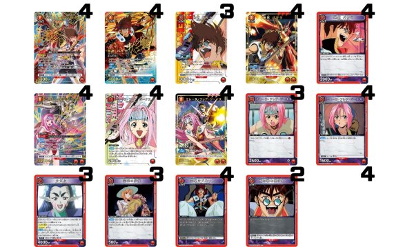 画像1: 「マクロス」シリーズ：【赤】Fire Bomberデッキ(ハイレアVer.) (1)