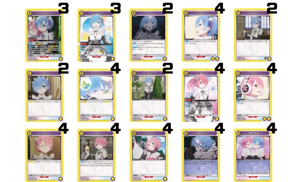 画像1: Re:ゼロから始める異世界生活：【黄】鬼の姉妹デッキ (1)