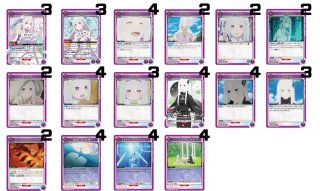 Re:ゼロから始める異世界生活：【青】レム&スバルデッキ(STなし