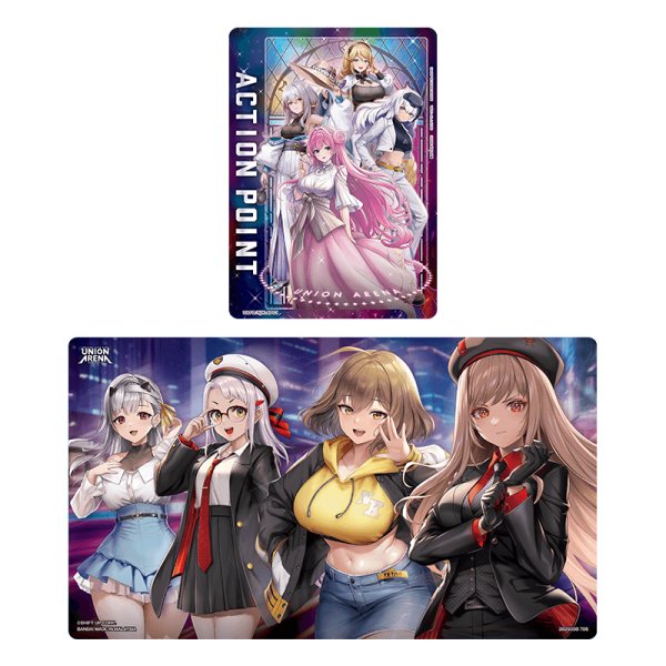 画像1: 【未開封】BANDAI CARD GAMES Fest 25-26 プレイマット&アクションポイントカードセット 勝利の女神:NIKKE (1)