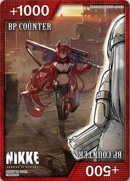 画像1: BPカウンター【勝利の女神:NIKKE】(+カウンター)【レッドフード正面向き】 (1)