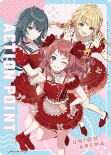 ユニオンアリーナ 学園アイドルマスター プレイマット、アクションポイントカード UNION ARENA プレイマット&アクションポイントカードセット 学園
